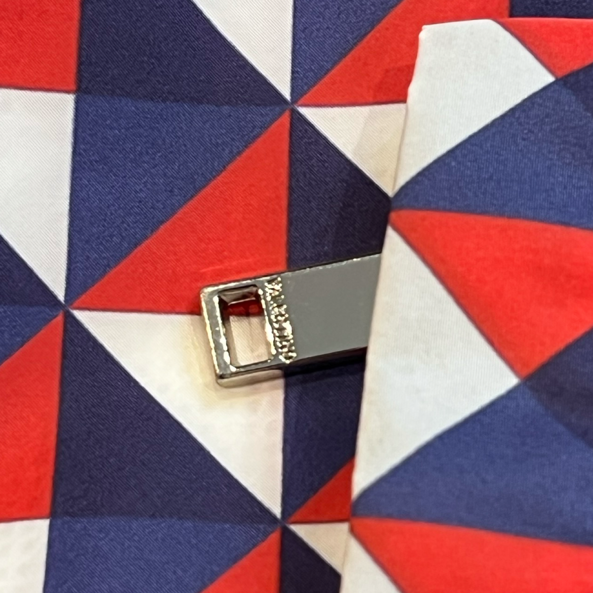 Valentino Nylon Printed Geometric Pants