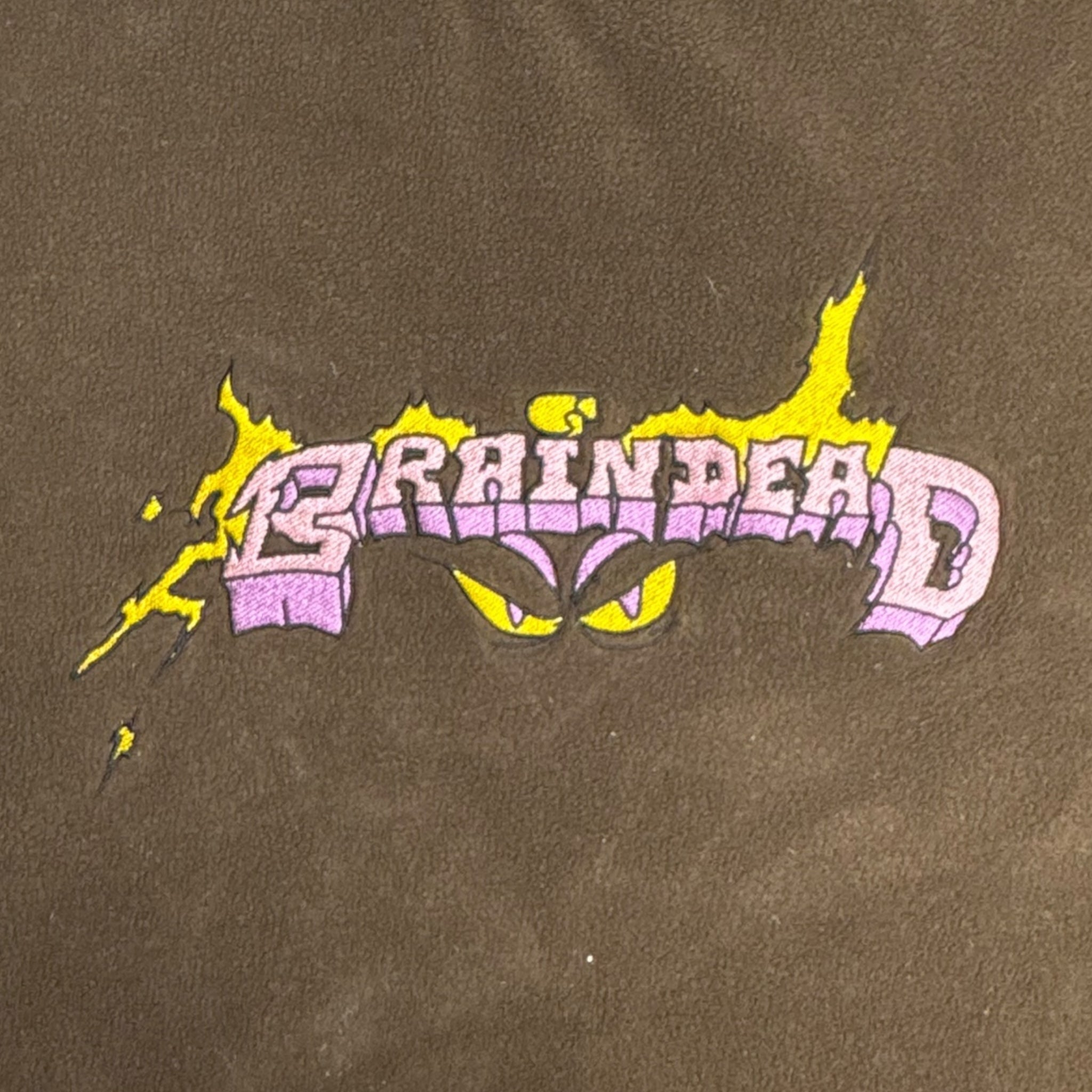 Brain Dead Evil Eyes Fleece Mock Neck