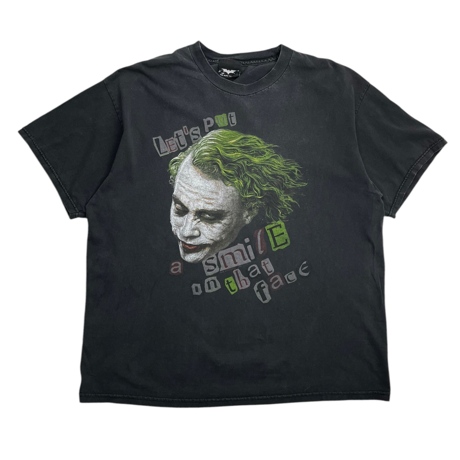 2008 The Dark Knight Joker Smike Tee Black