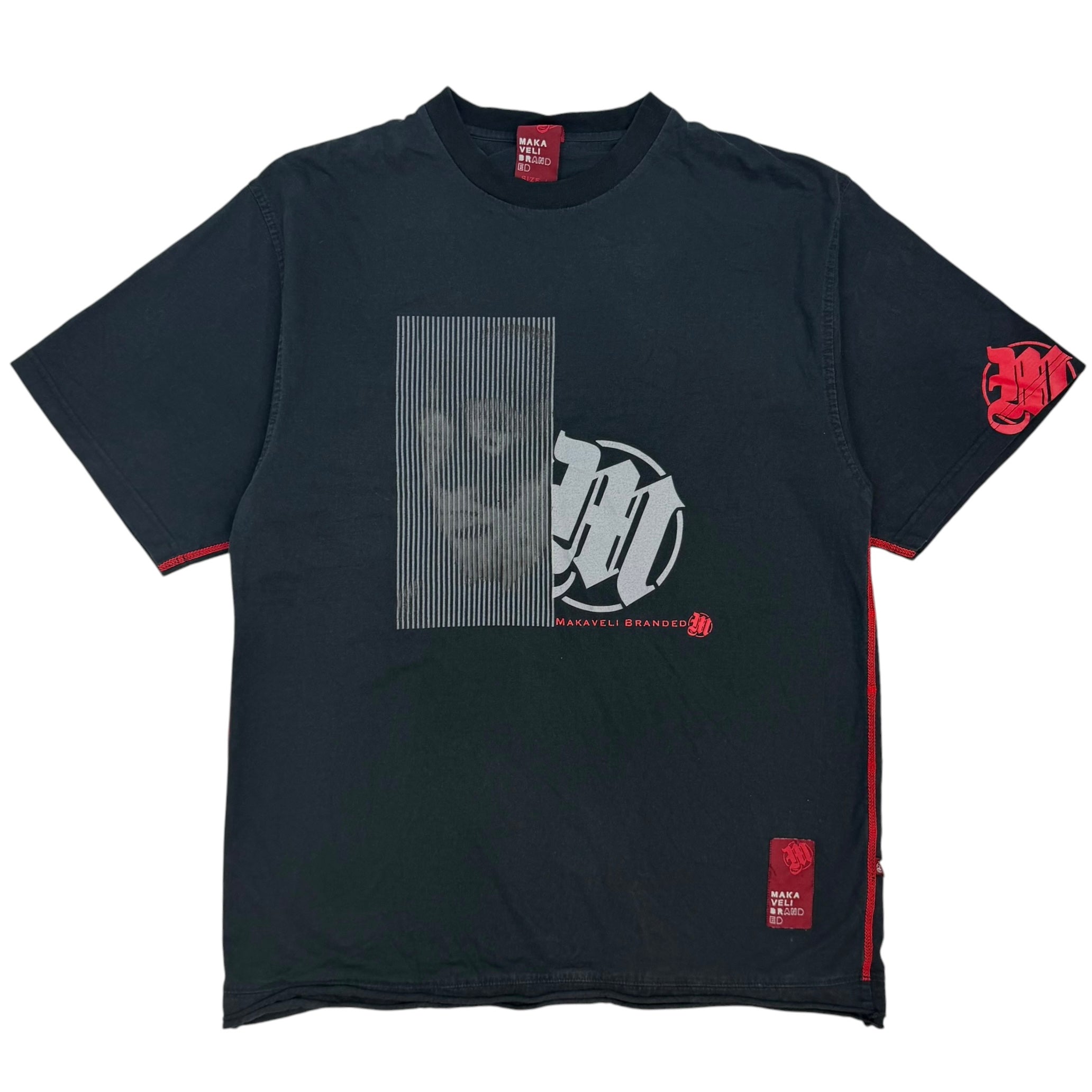 Vintage Makaveli Branded Tupac Shakur Tee Black