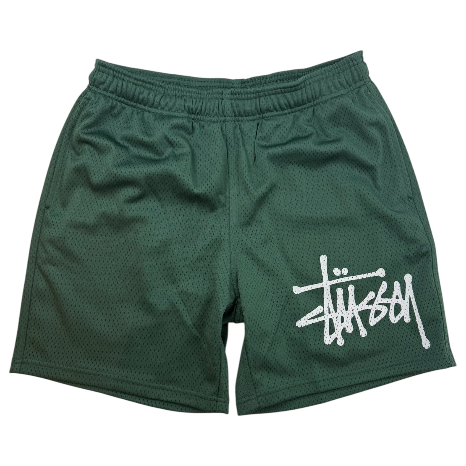 Stussy Big Basic Mesh Short Green