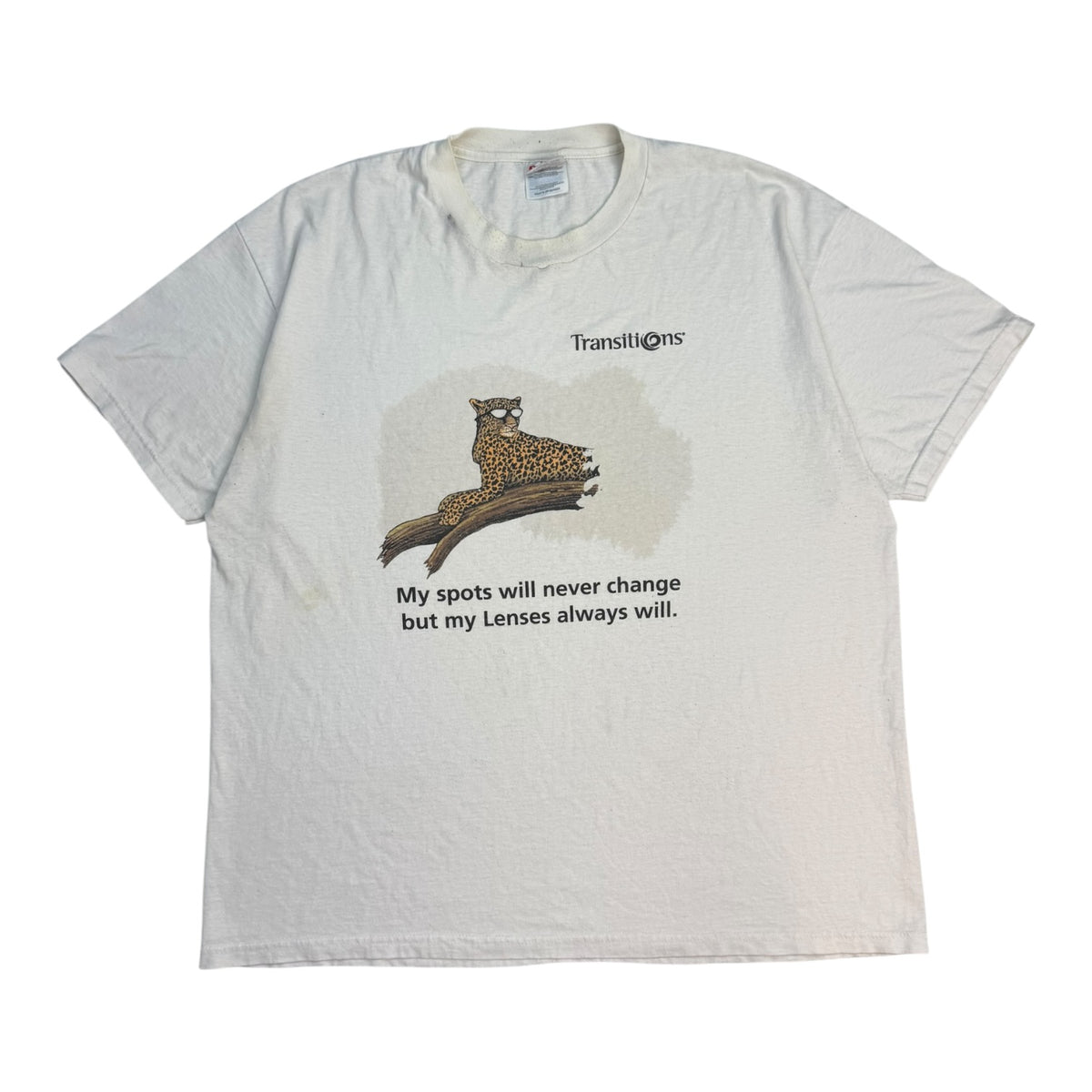 1999 Varilux Transitions Lenses Promotional Tee White