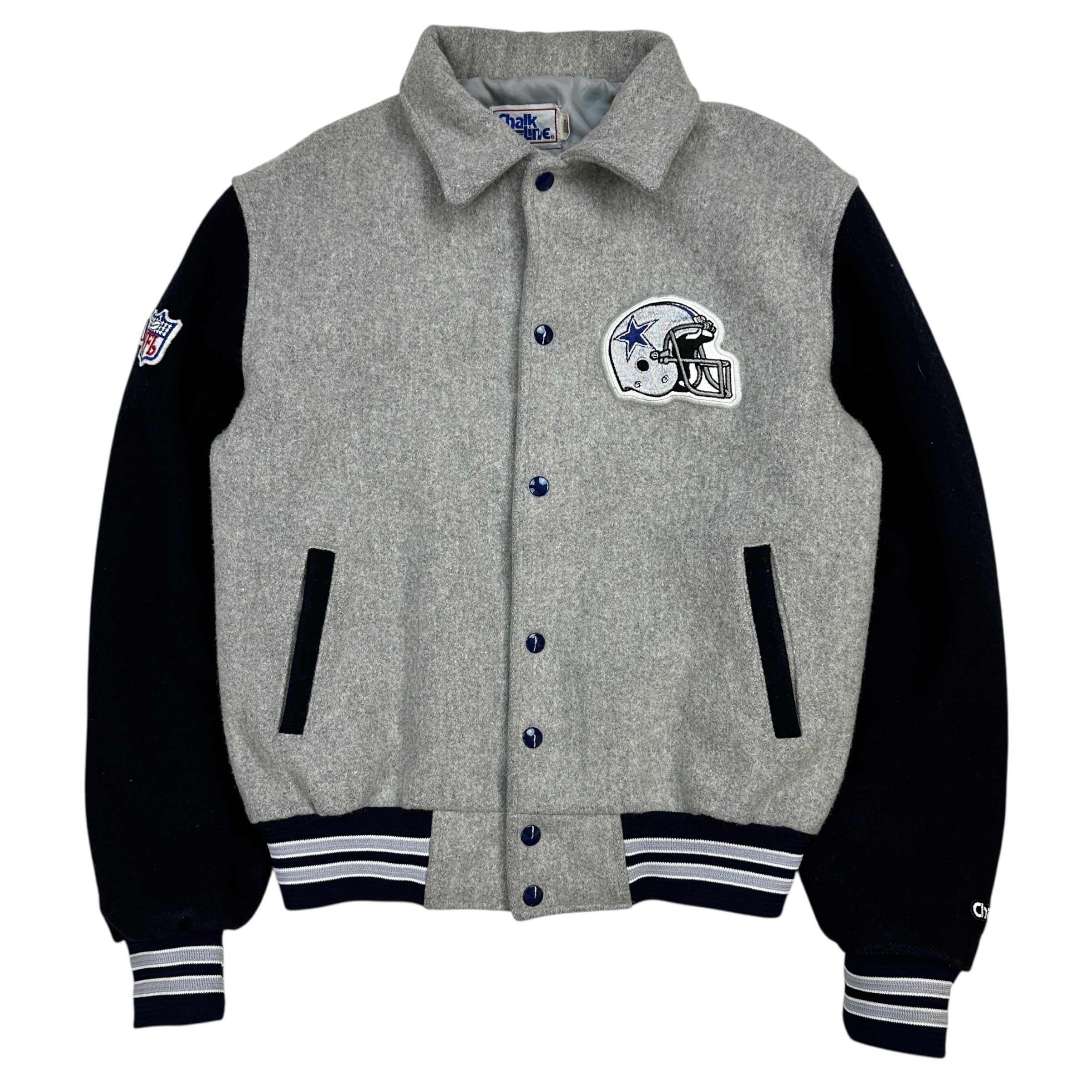Vintage Chalk Line Dallas Cowboys Wool Varsity Jacket