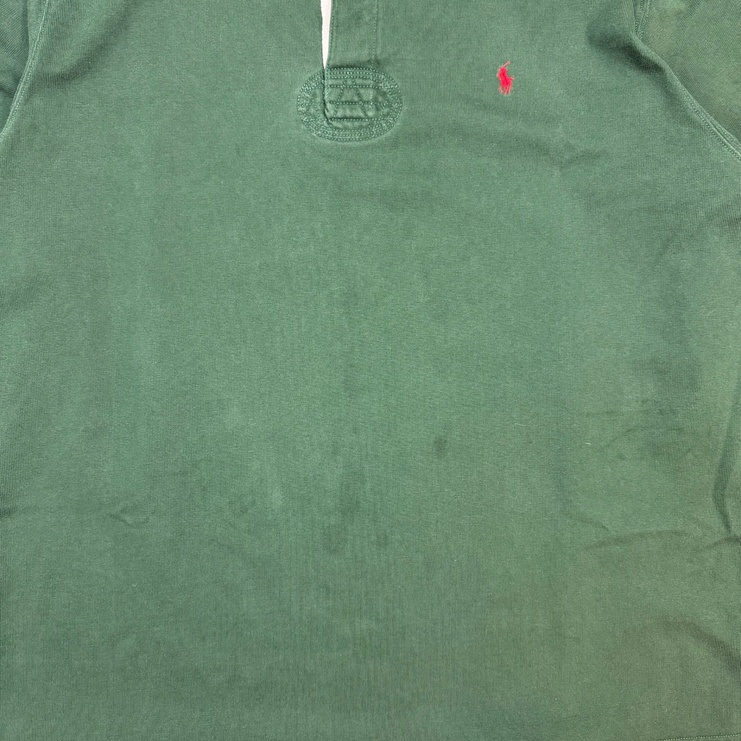 Vintage Polo Ralph Lauren L/S Rugby Polo Green