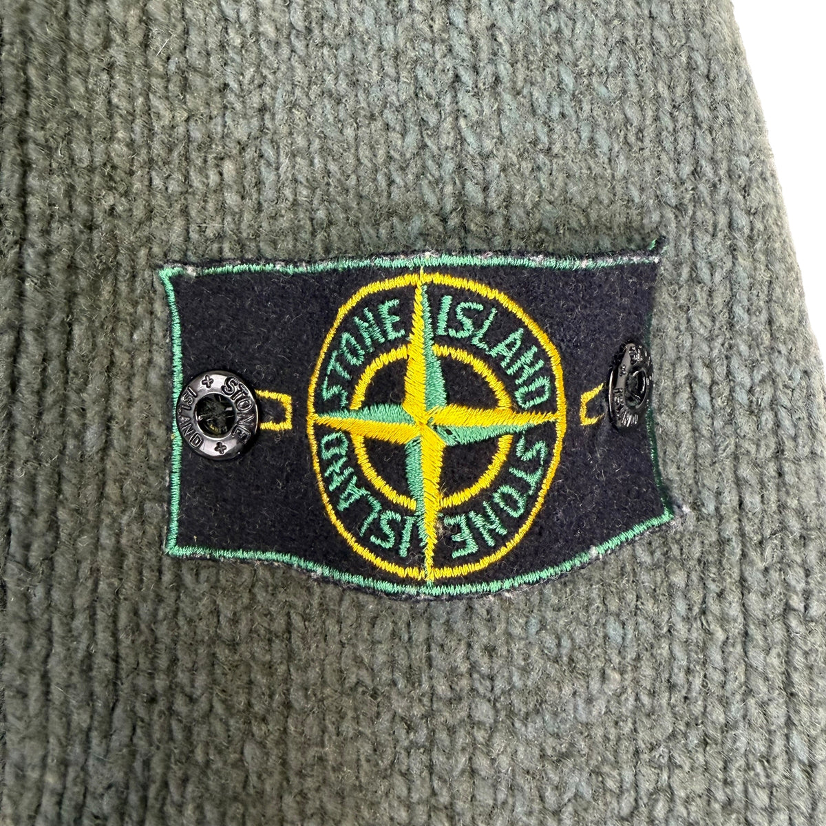 AW1994 Stone Island Pocket Cardigan Green
