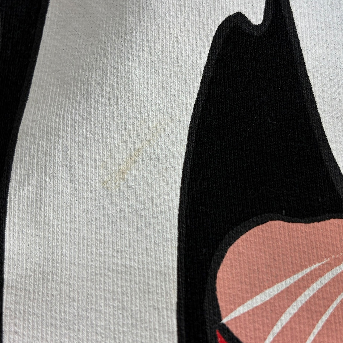 JW Anderson Mushroom Graphic Hoodie Black