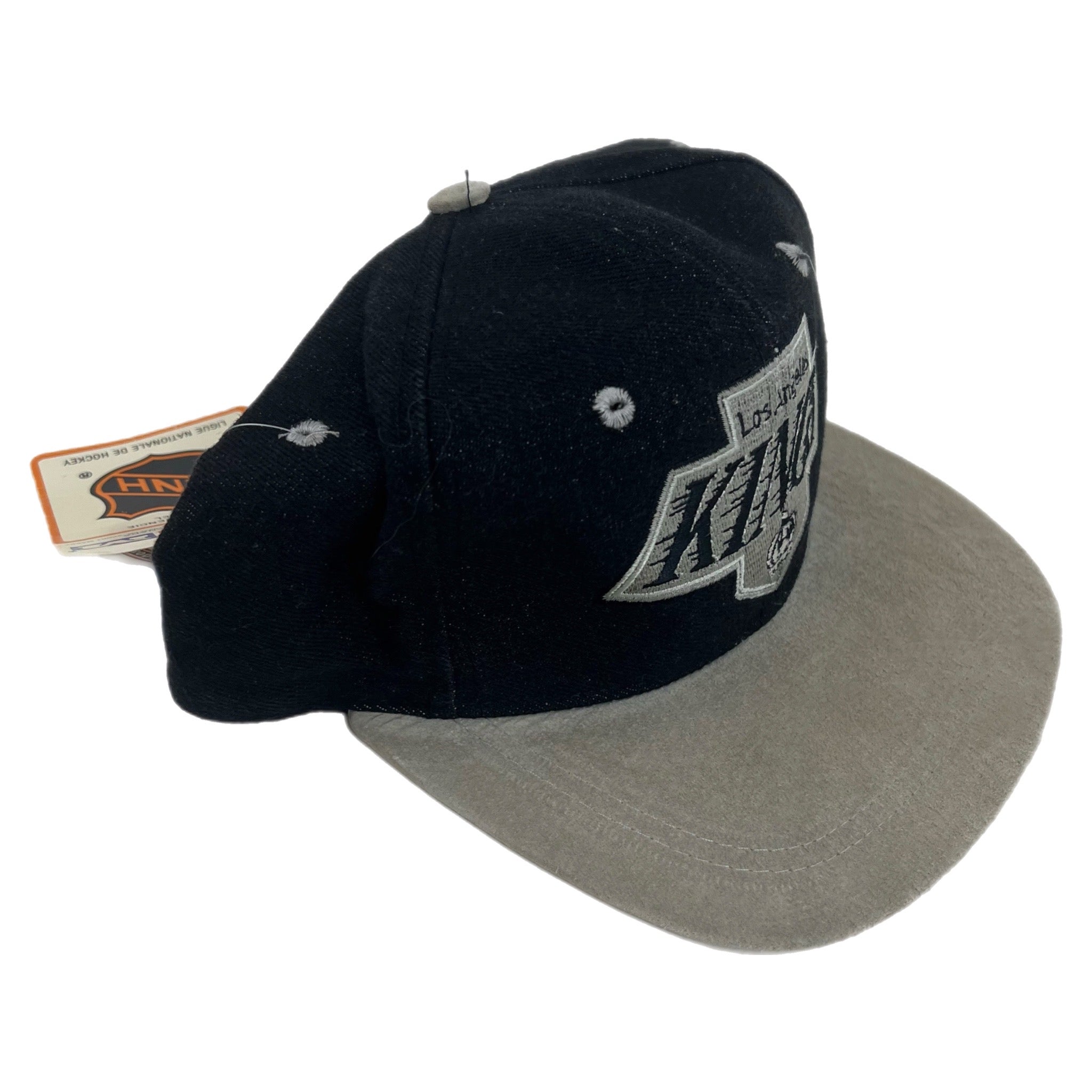 Vintage LA Kings Suede Brim Hat Black/Grey