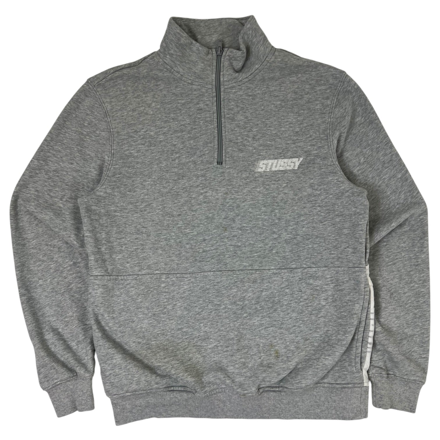 Stussy International Quarter Zip Grey