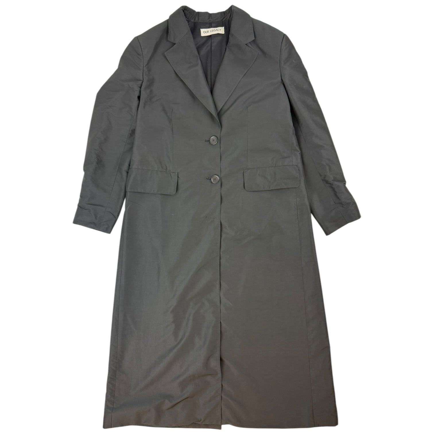 Our Legacy Extended Trench Coat Black