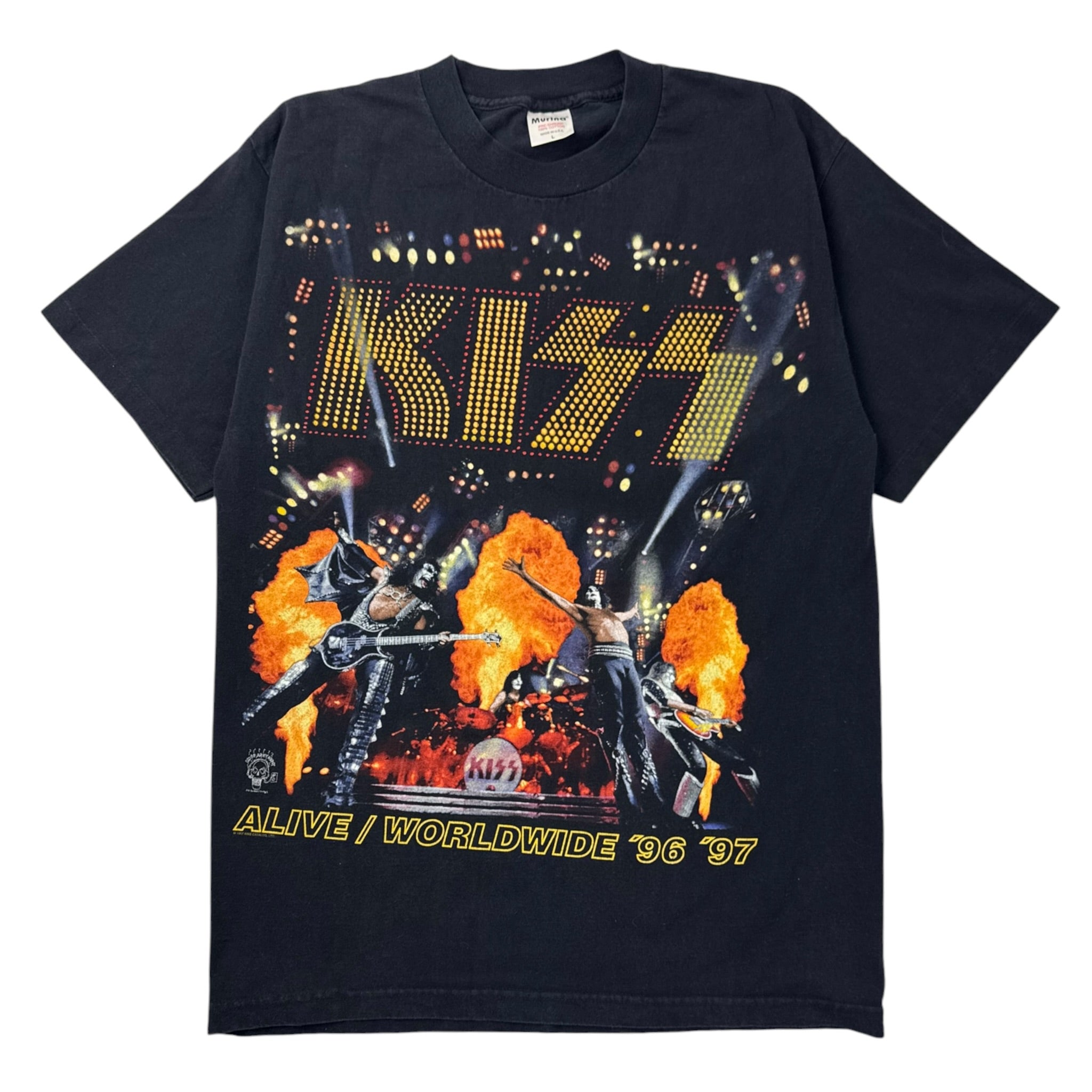 1997 Kiss ‘The Hottest Band In The World’ Band T-Shirt