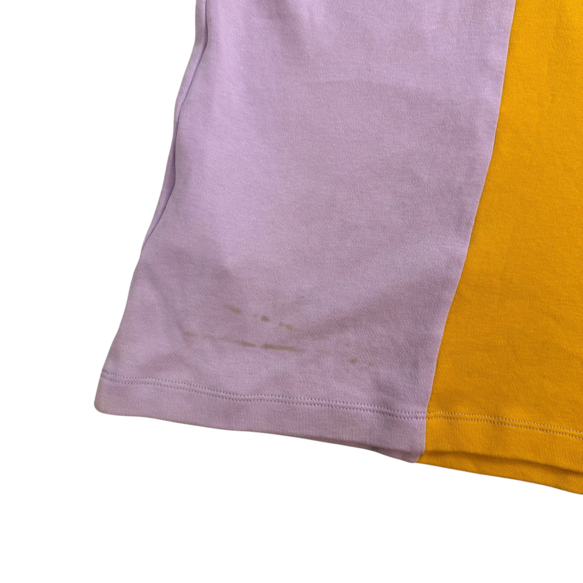 Acne Studios Eban Colour Block Tee Yellow/Purple