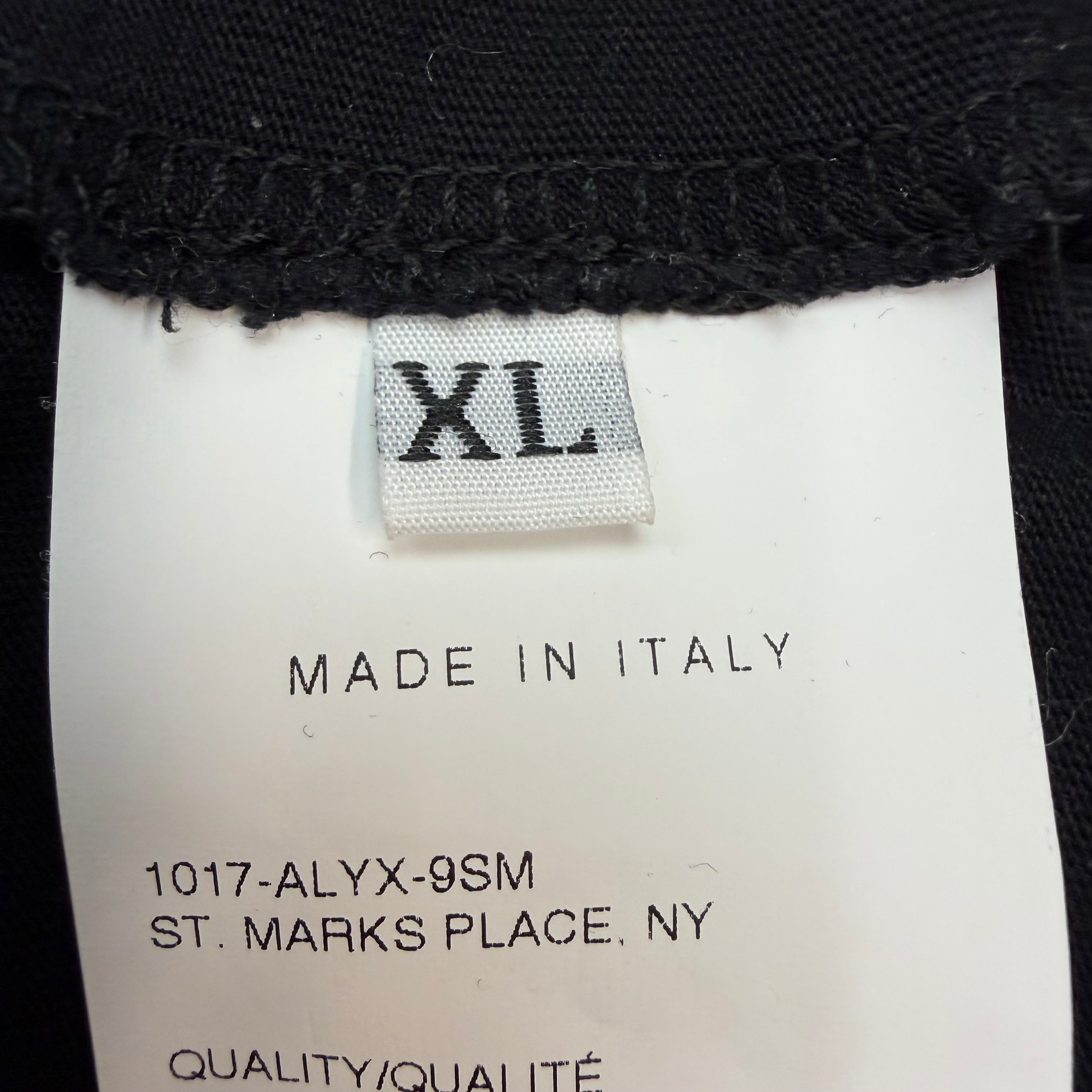1017 Alyx 9SM Longsleeve Logo Tee Black