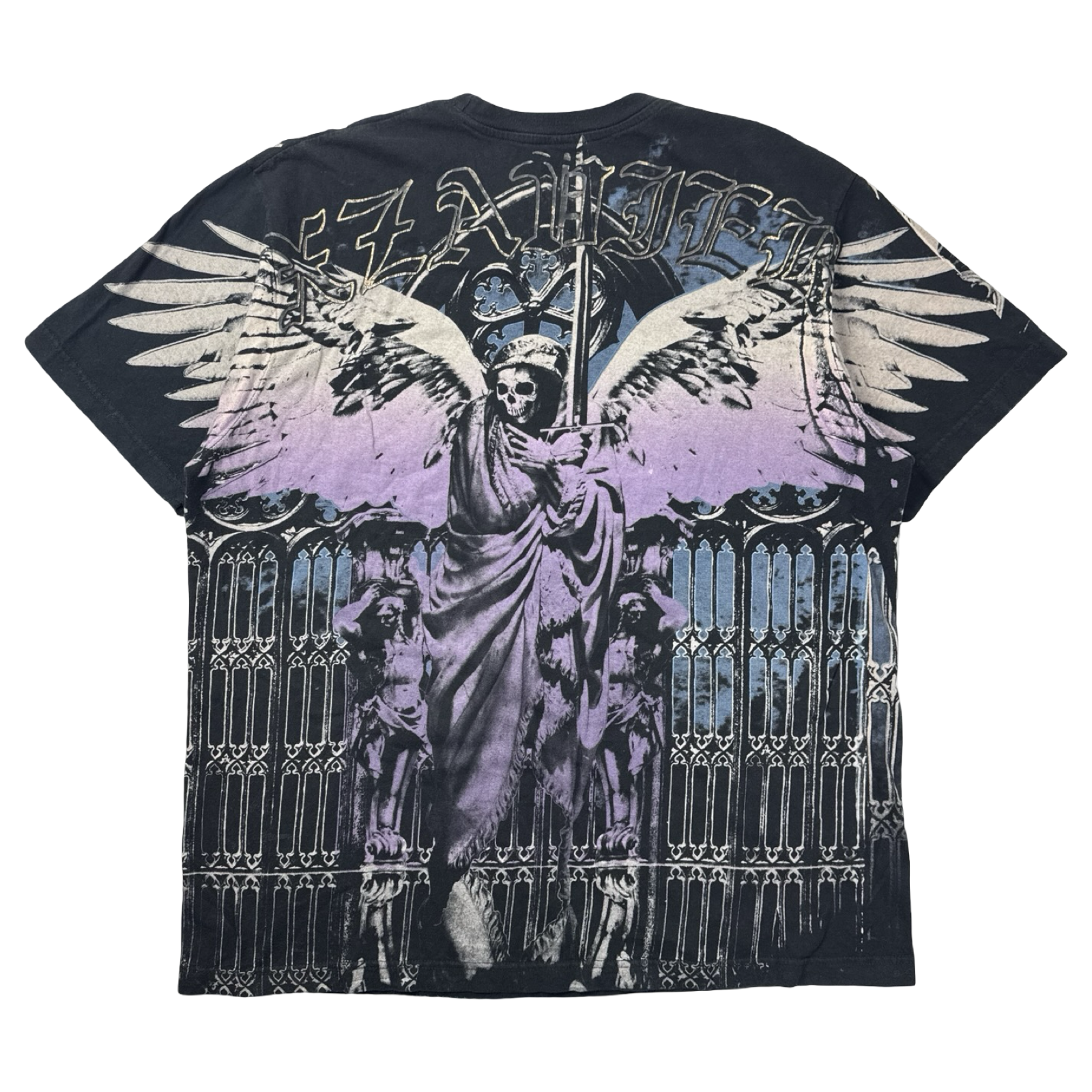 Vintage Y2K Xzavier Cyber Emo Gothic Cathedral T-Shirt
