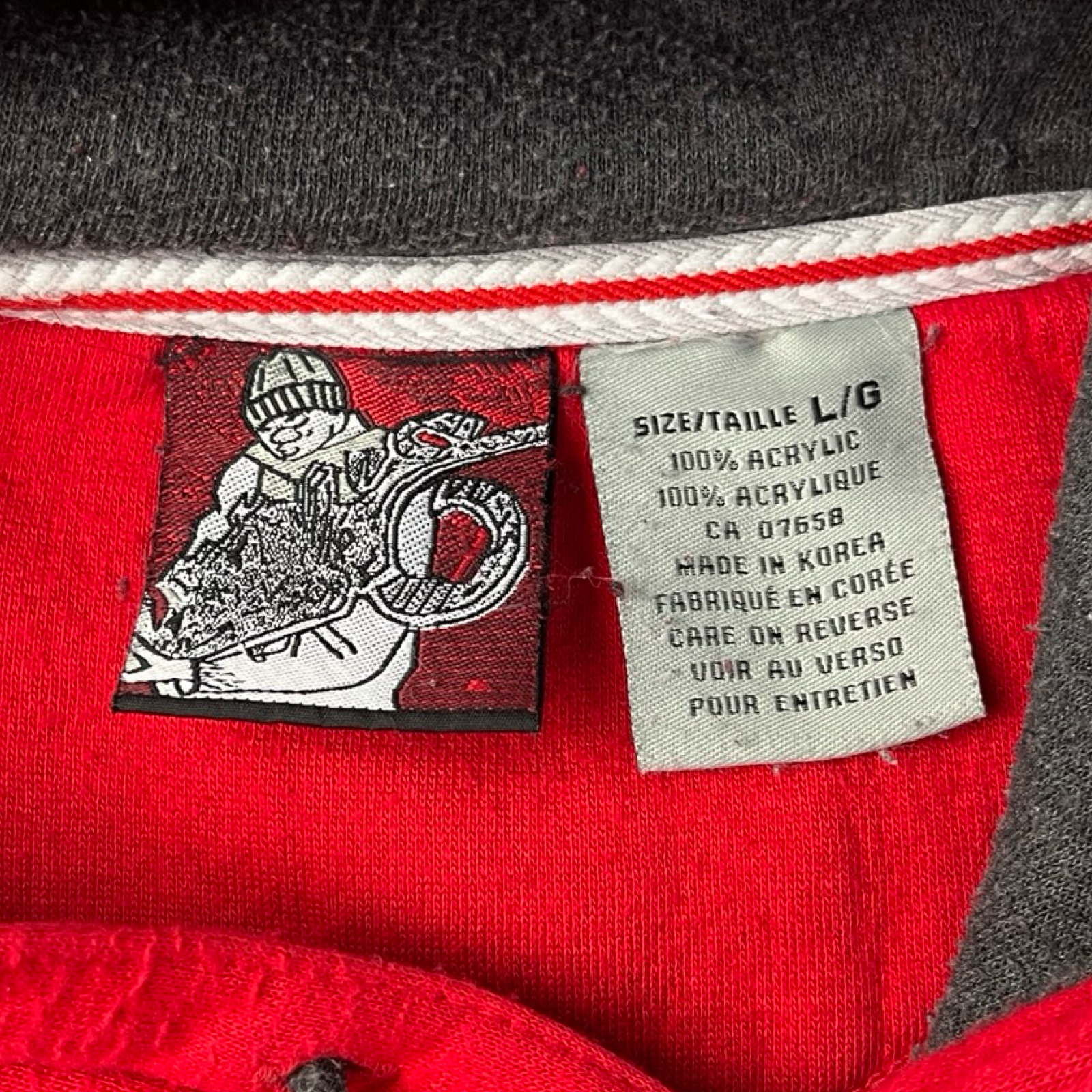 Vintage Y2K Southpole Embroidered Hoodie Red