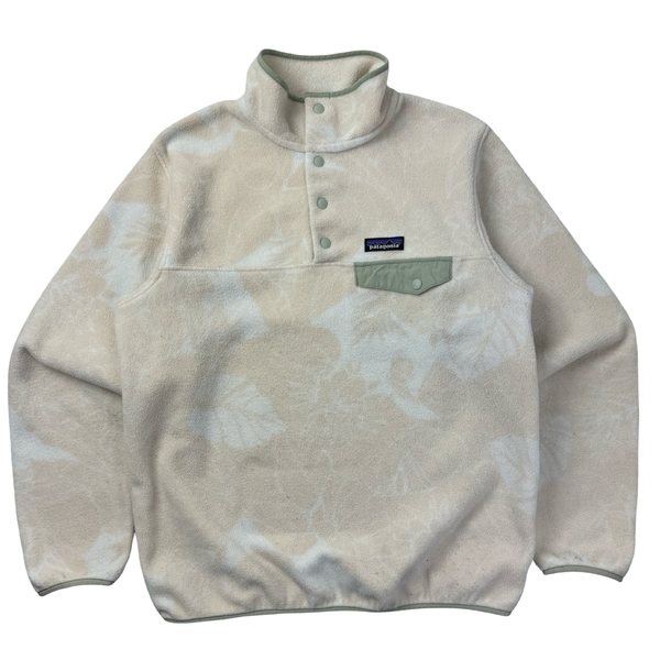(W) Patagonia Synchilla Snap-T Fleece Floral Cream