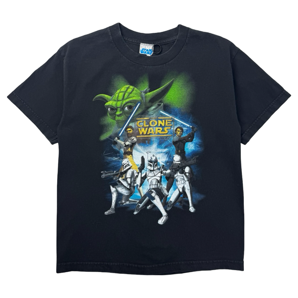 (W) 2008 Star Wars The Clone Wars Movie Promo T-Shirt