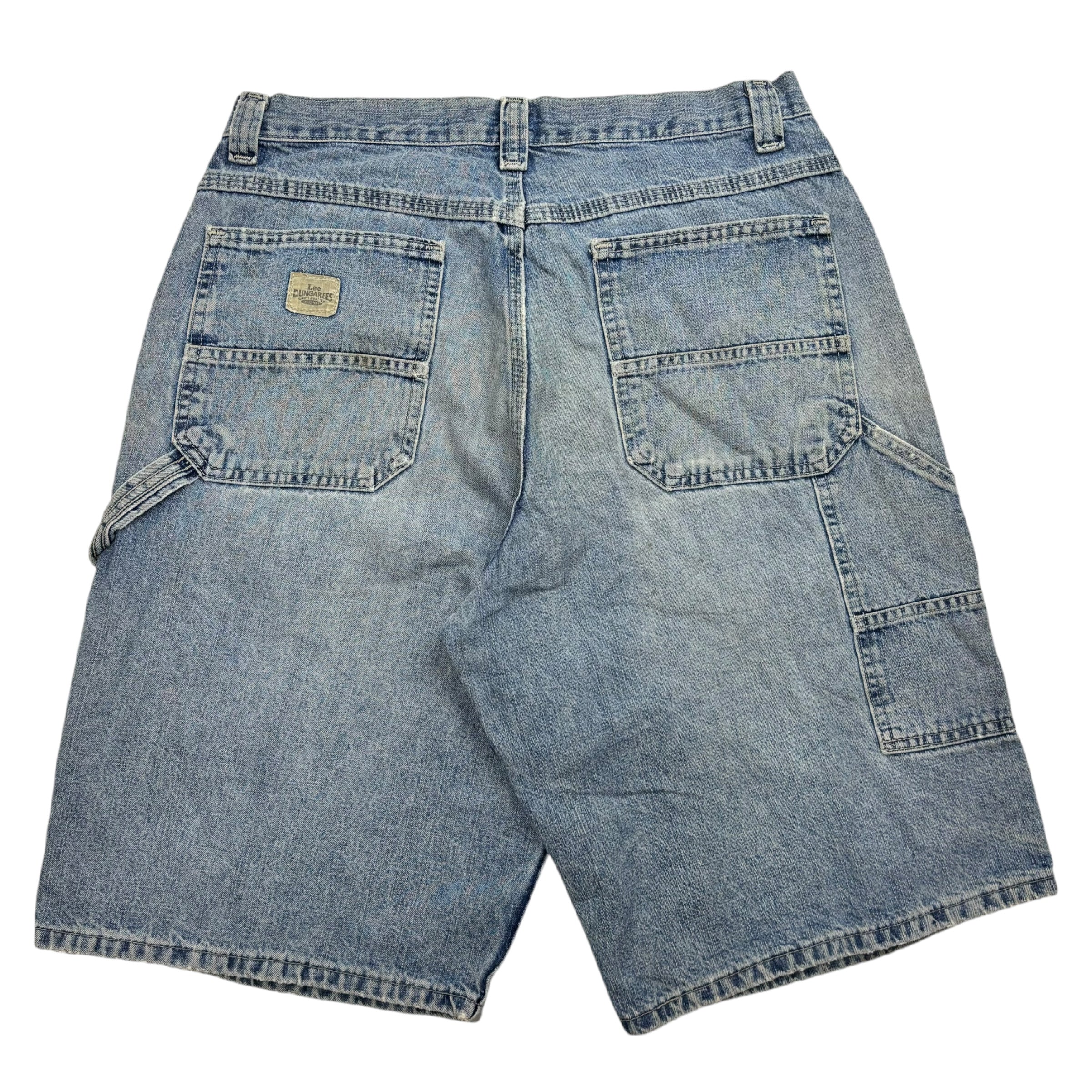 Vintage Lee Dungarees Denim Shorts Light Wash