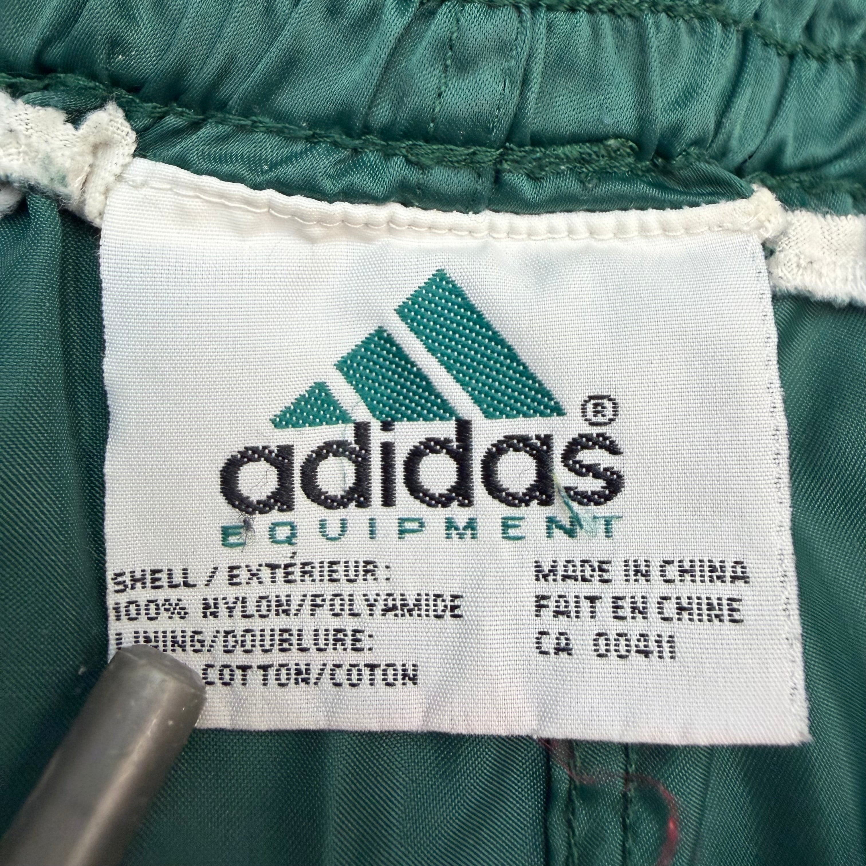 Vintage Adidas Equipment Shorts Green/White