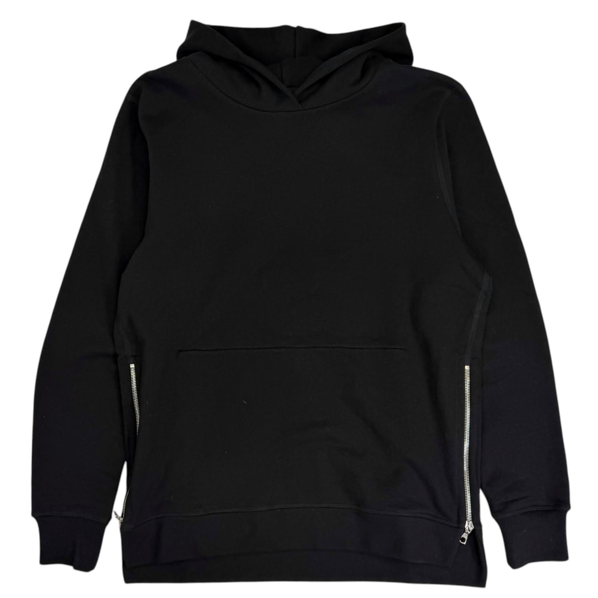 John Elliott Side Zip Hoodie Black
