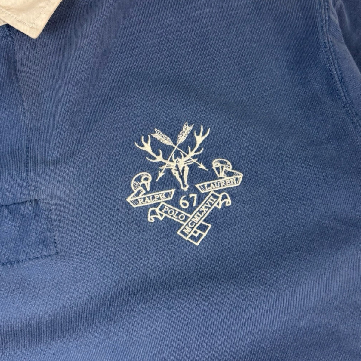 Vintage Polo Ralph Lauren L/S Polo T-Shirt Chalk Blue