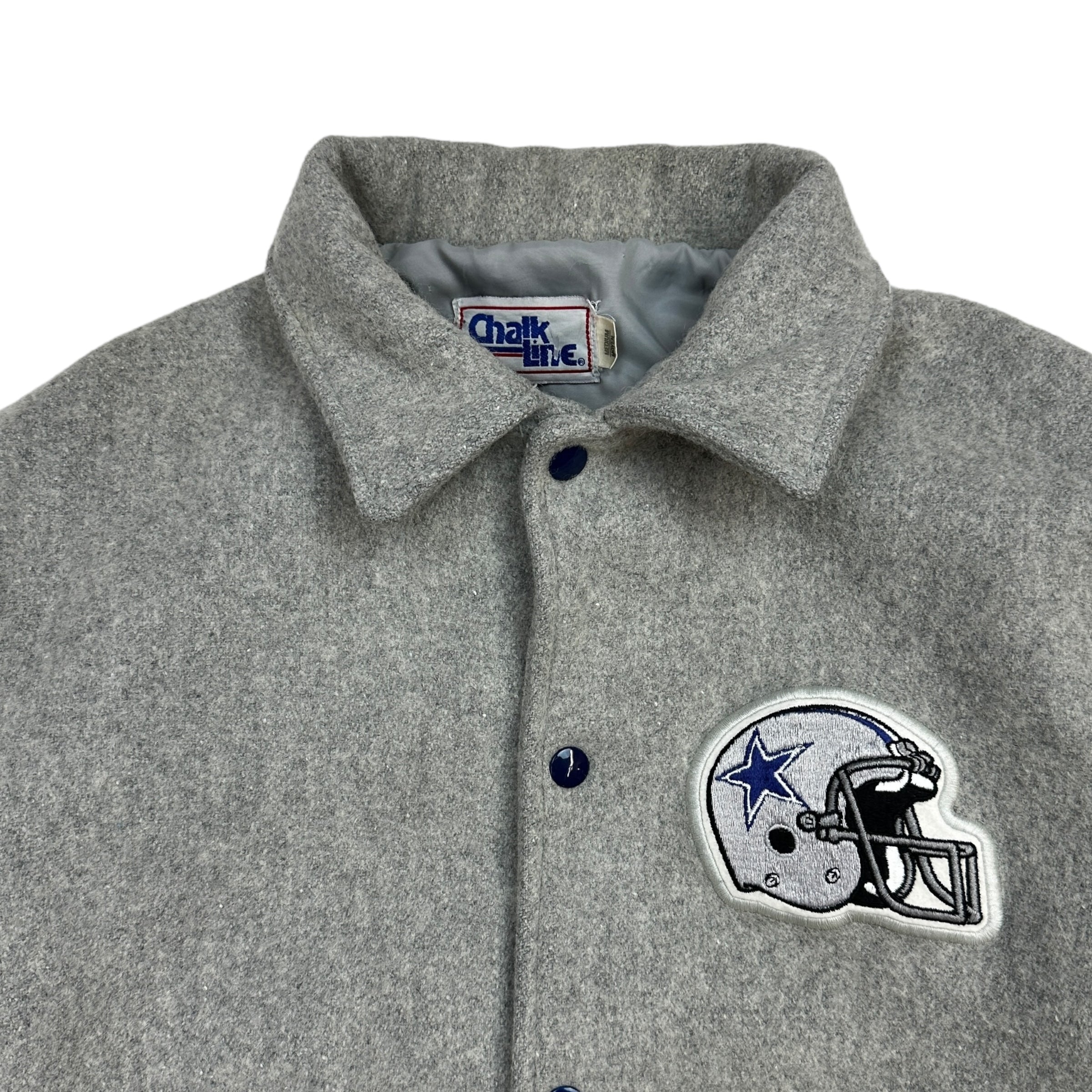 Vintage Chalk Line Dallas Cowboys Wool Varsity Jacket