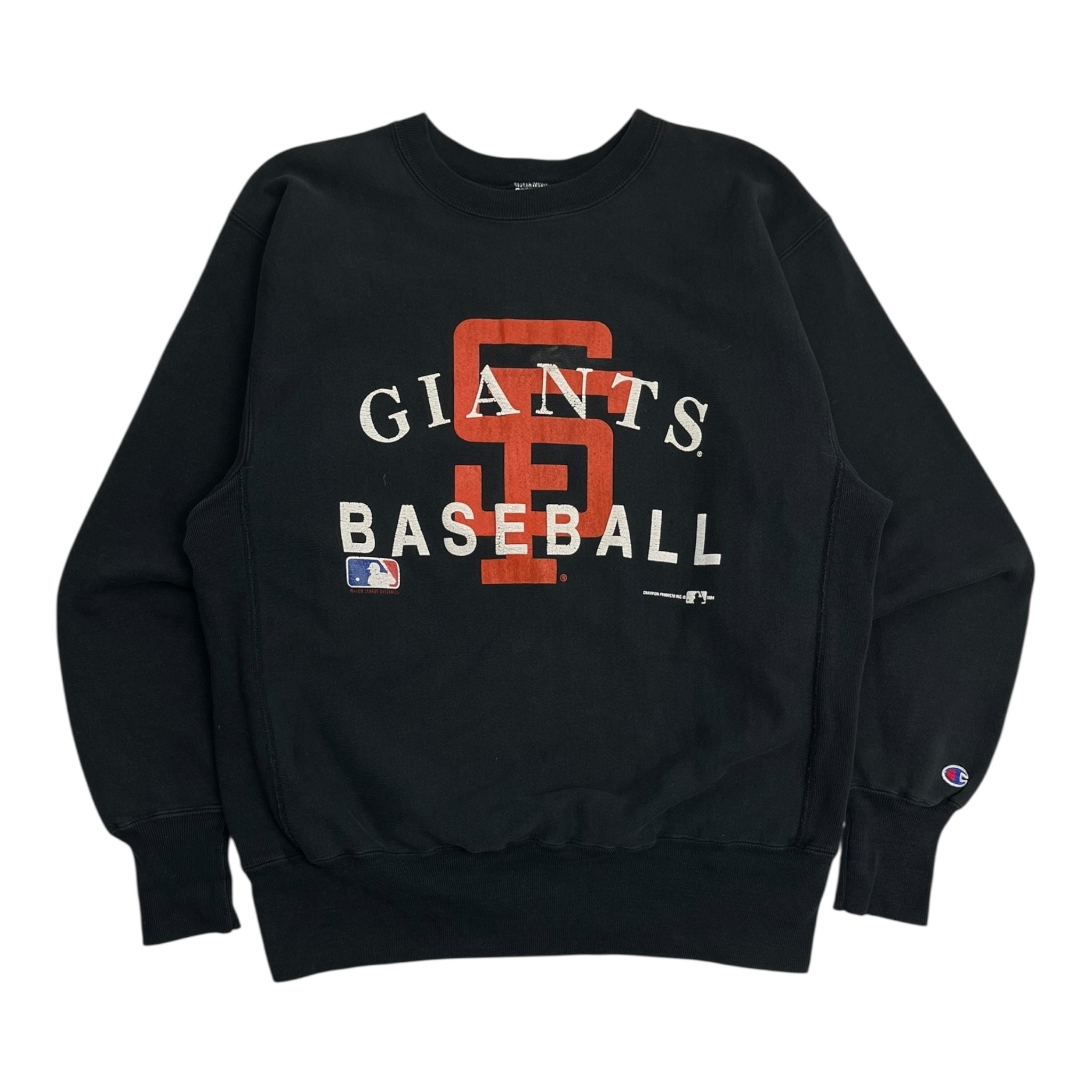 Vintage Champion San Francisco Giants Crewneck Black