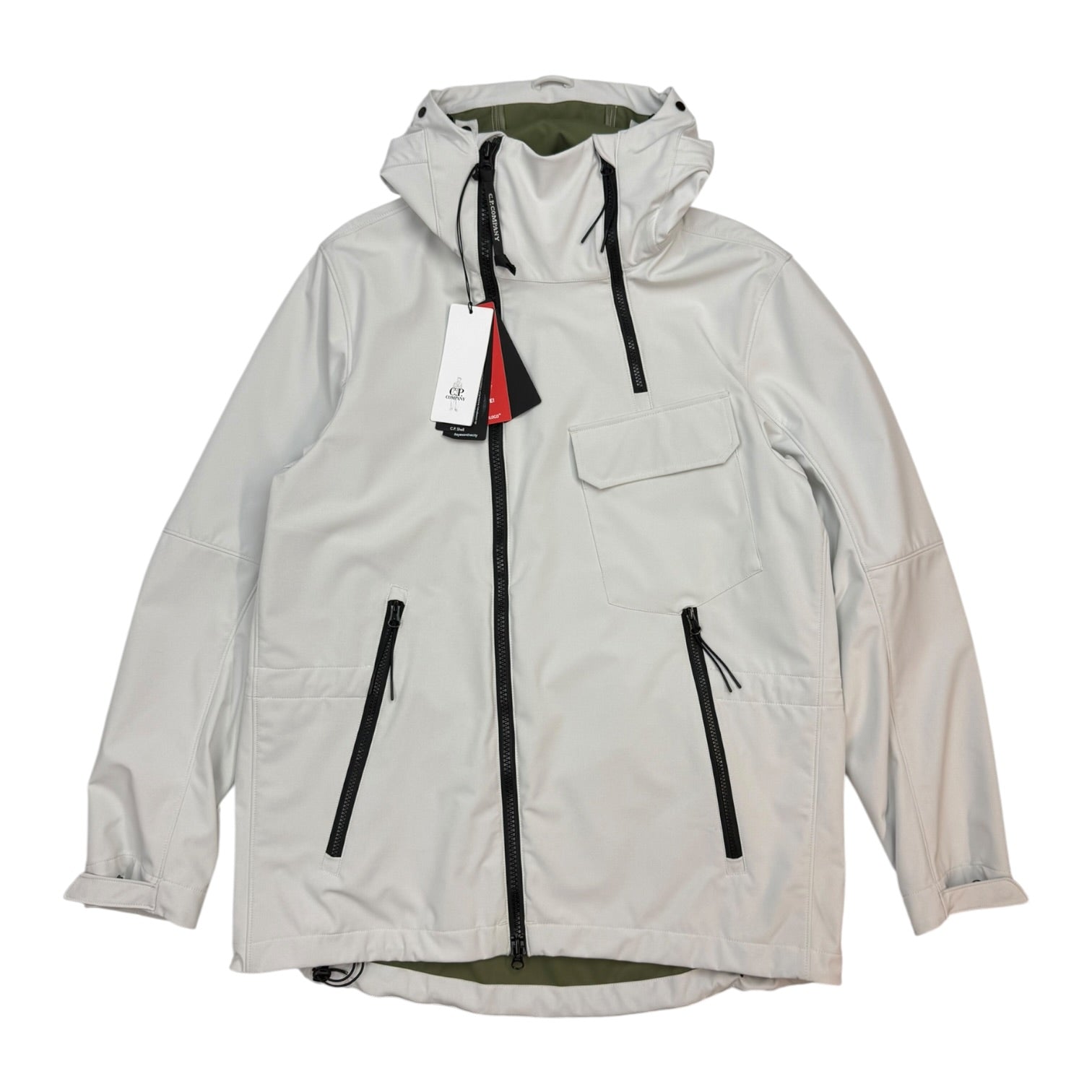 C.P. Company C.P. Shell Goggle Jacket White