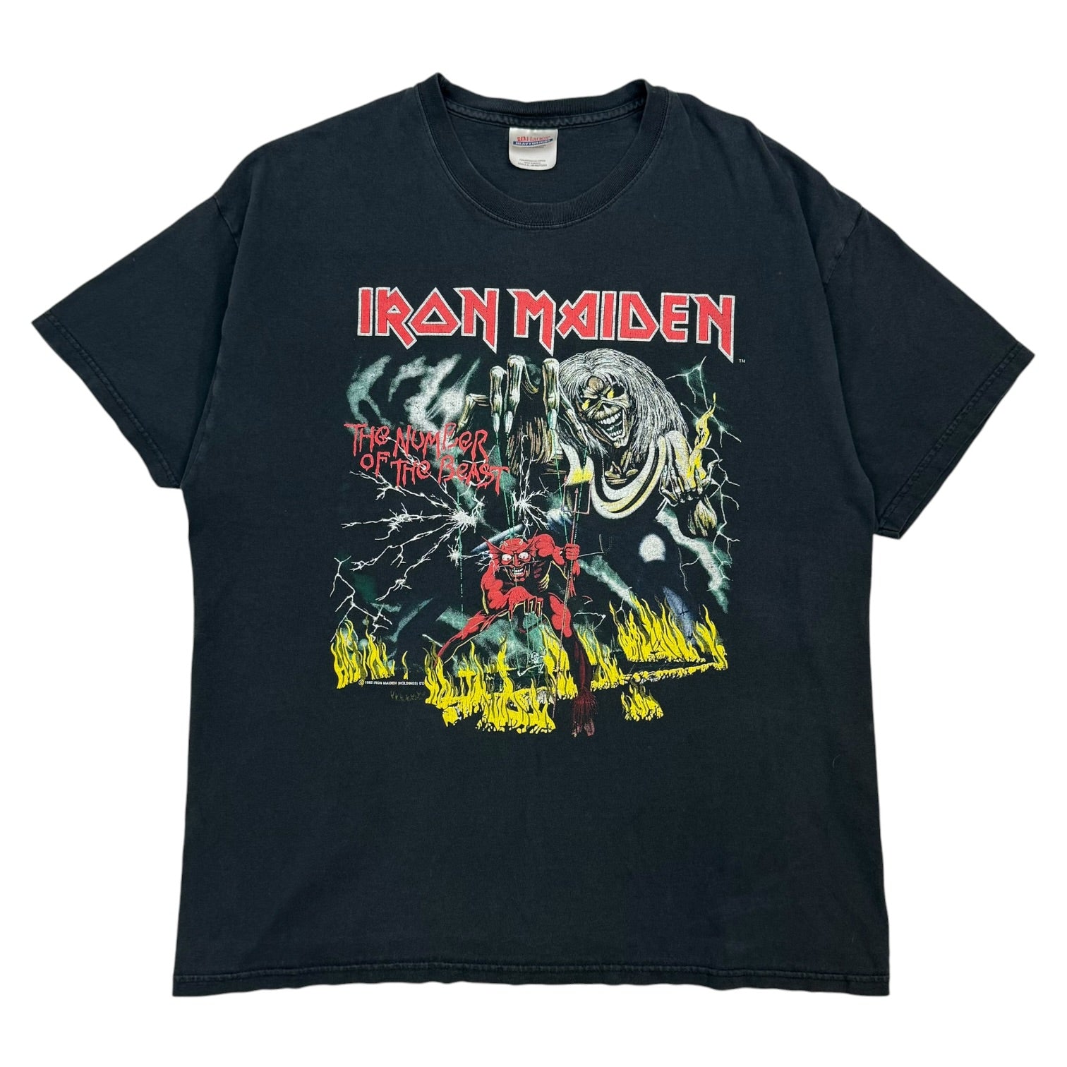 Vintage Iron Maiden ‘Number Of The Beast’ Tee Black