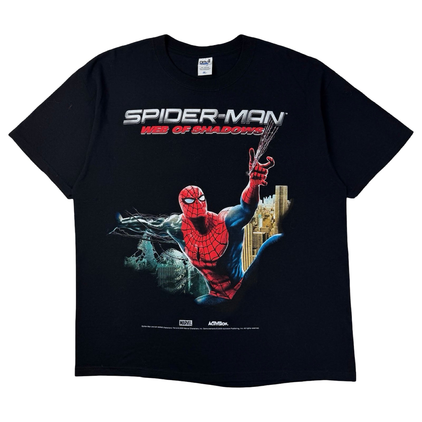 2008 Spider-Man Web of Shadows Promo T-Shirt