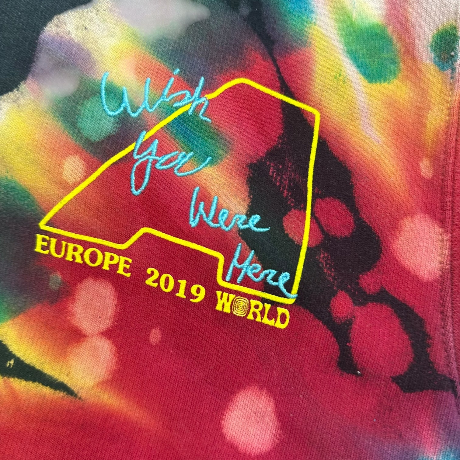 Travis Scott Astroworld Live Europe Tie Dye Hoodie