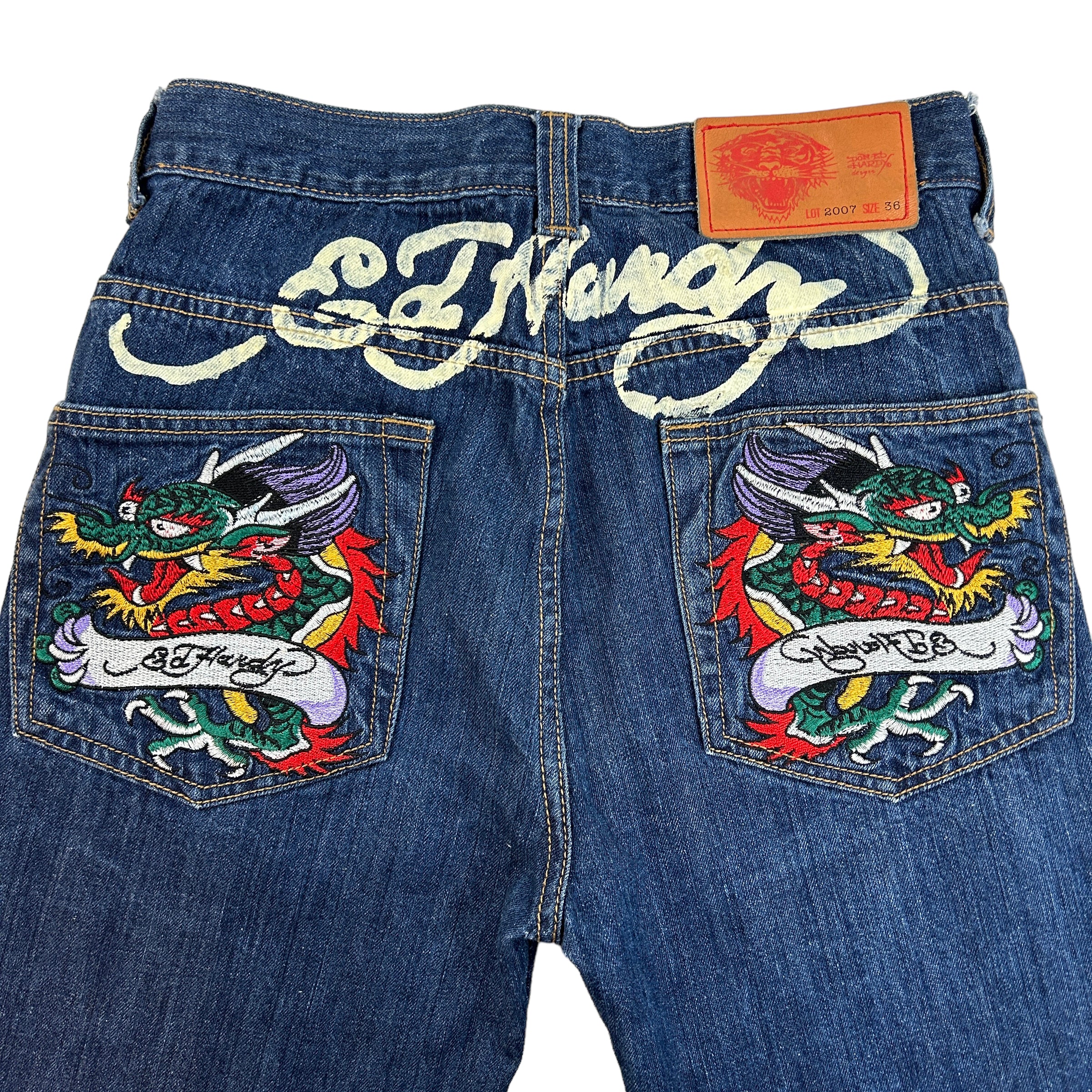 2007 Ed Hardy Embroidered Jeans