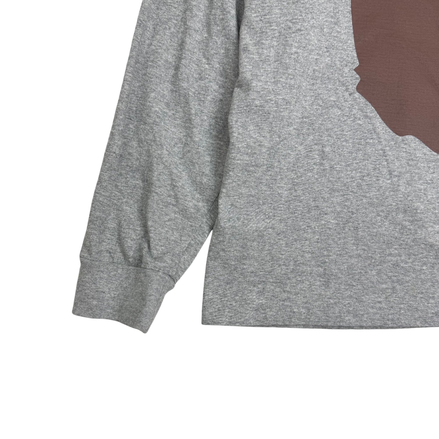 BAPE Big Ape Head L/S Tee Grey