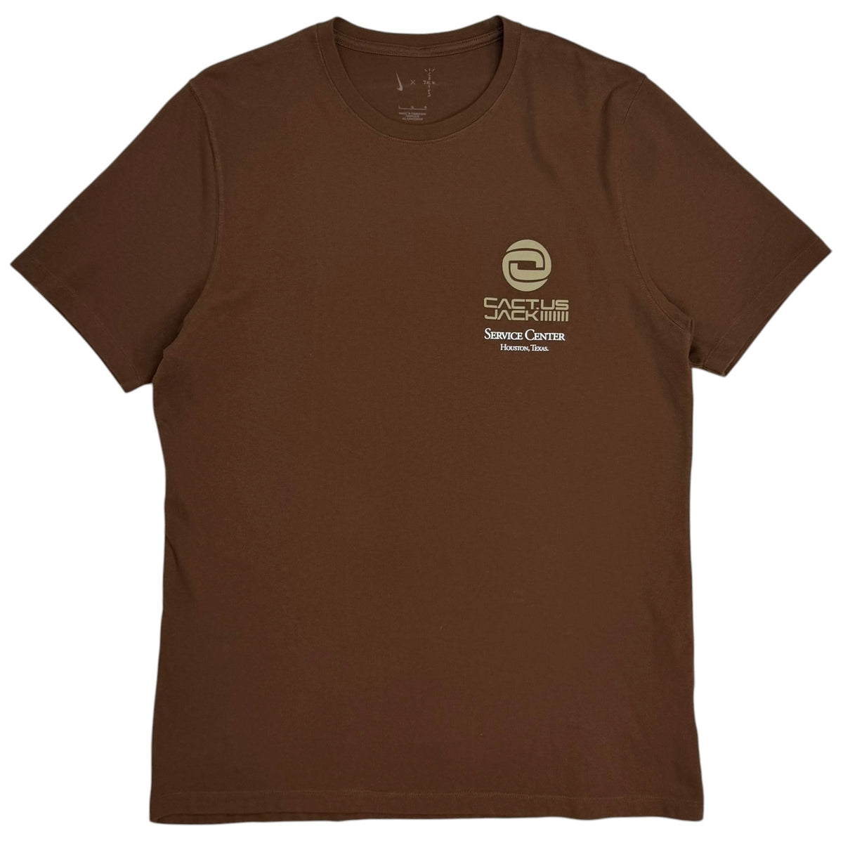 Cactus Jack Travis Scott X Nike NRG BH Tee Cacao Wow