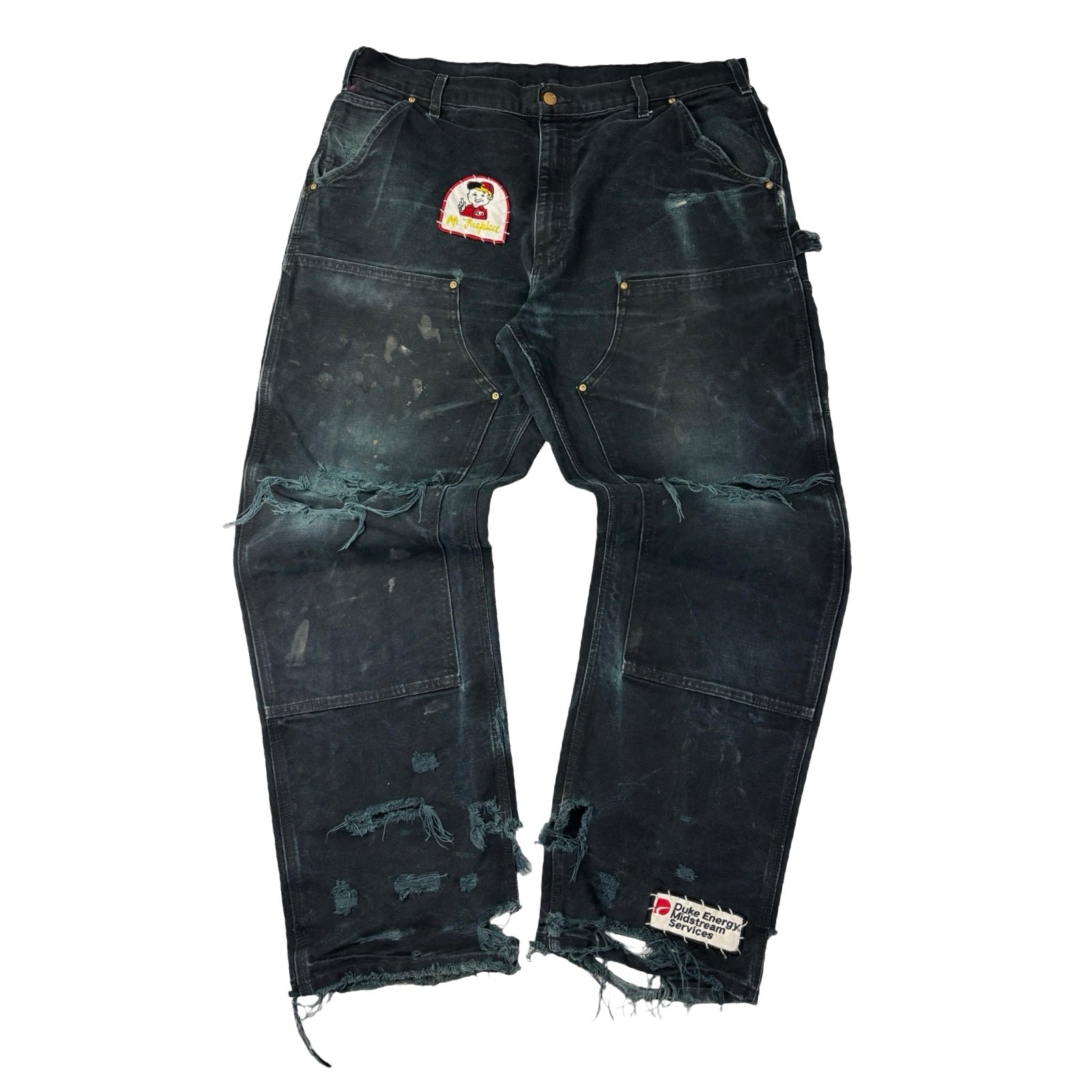 Carhartt Double Knee Work Pants Distressed Fest