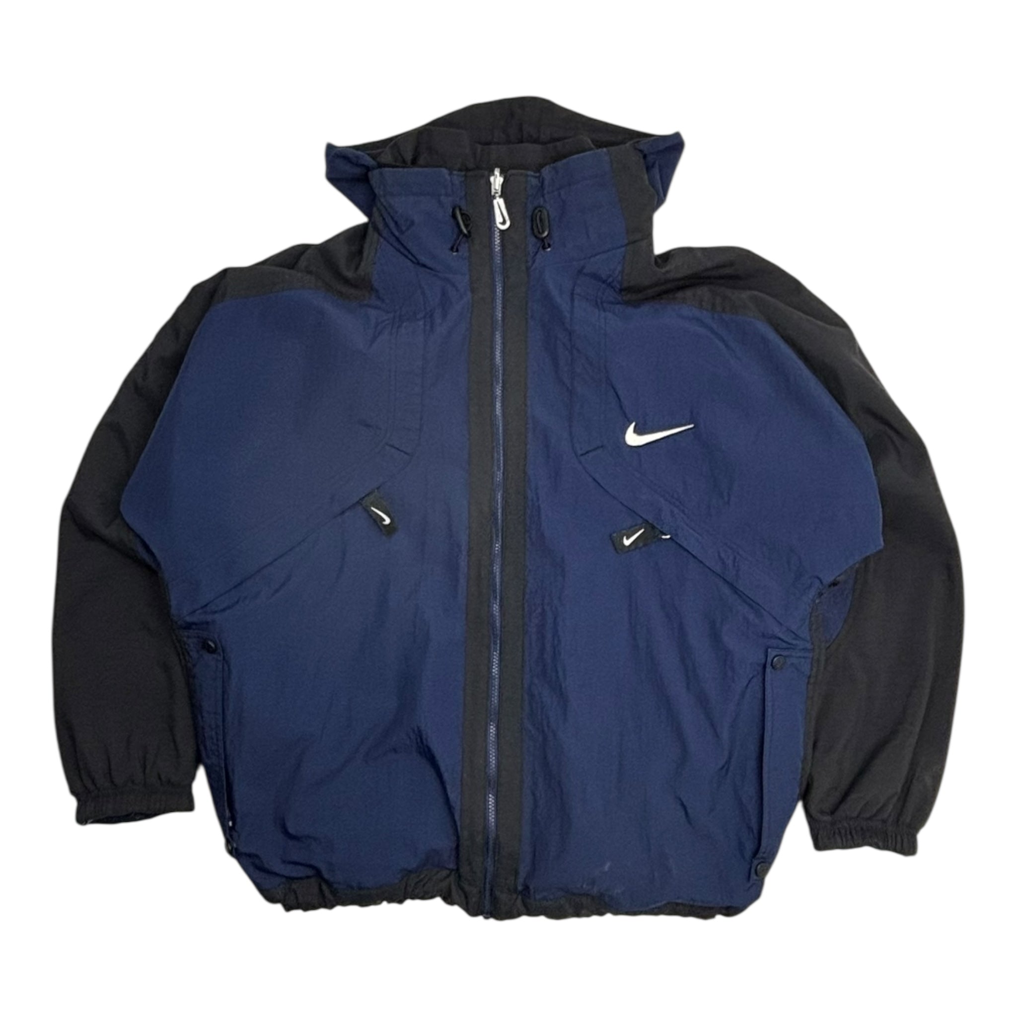 Vintage Nike Reversible Windbreaker Jacket Navy