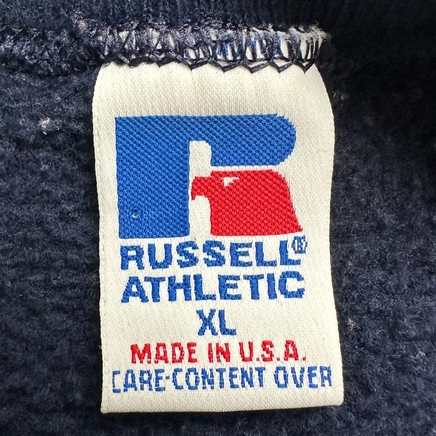 Vintage Russell Athletics Hilltops Crewneck Navy Blue