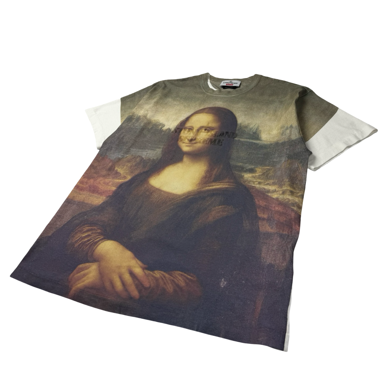 Supreme x Stone Island Mona Lisa S/S Tee