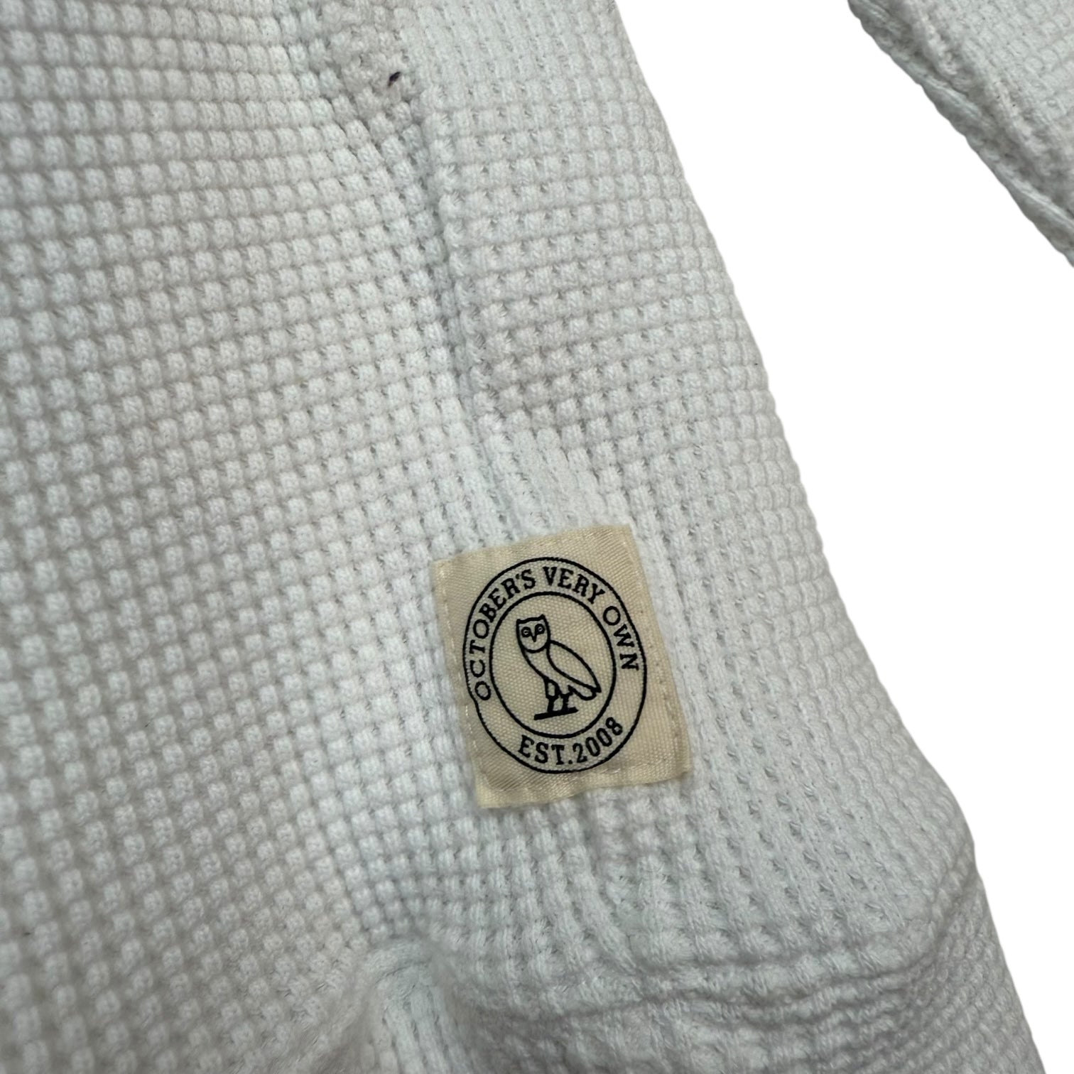 Octobers Very Own Thermal L/S Shirt White