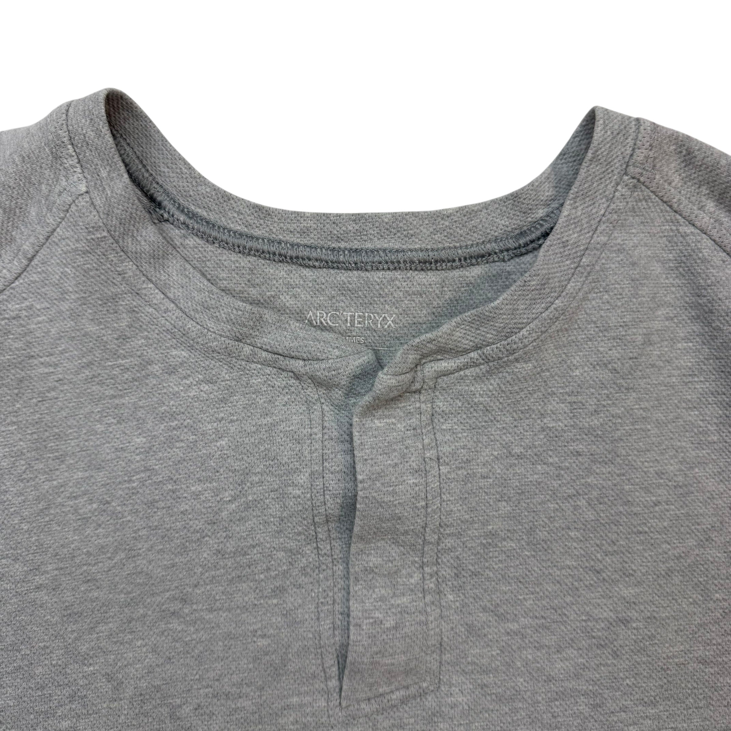Arcteryx Henley Shirt Light Grey