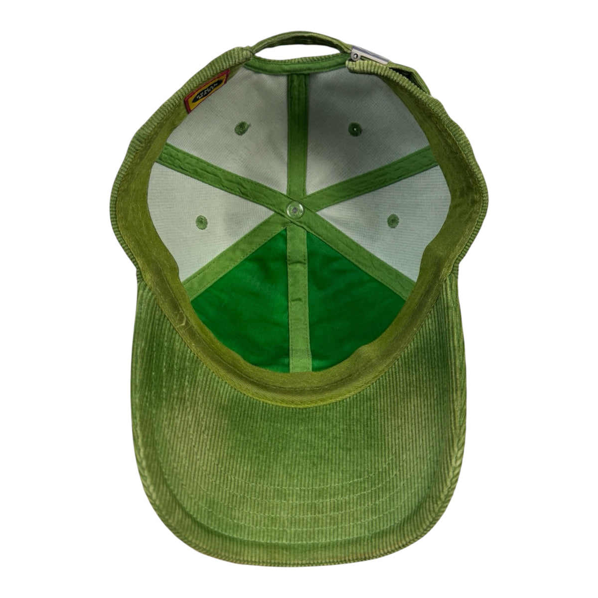Human Made Embroidered Corduroy  Hat Green