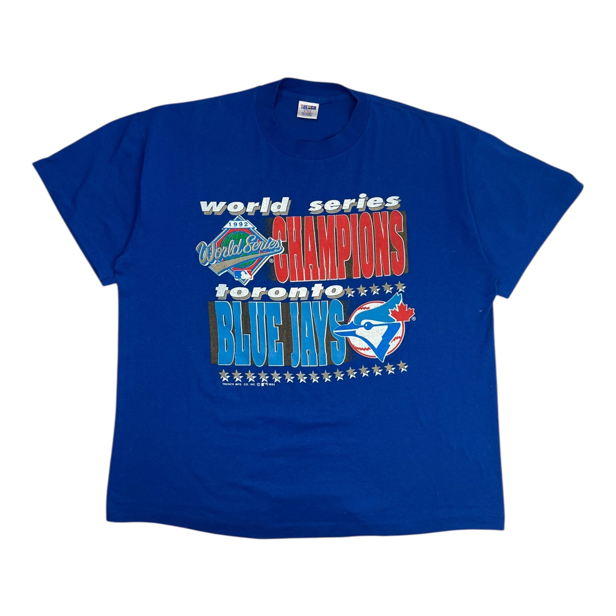 1992 Toronto Blue Jays World Series Champions Tee Blue
