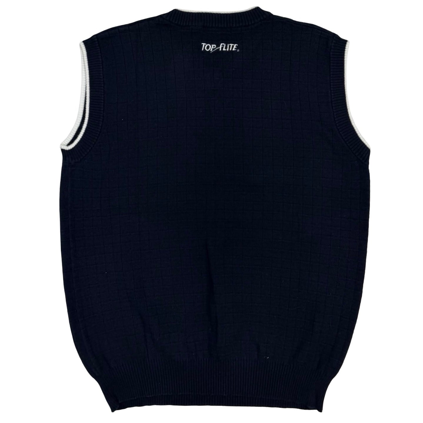 Vintage Top Flite Spalding Knit Vest Navy