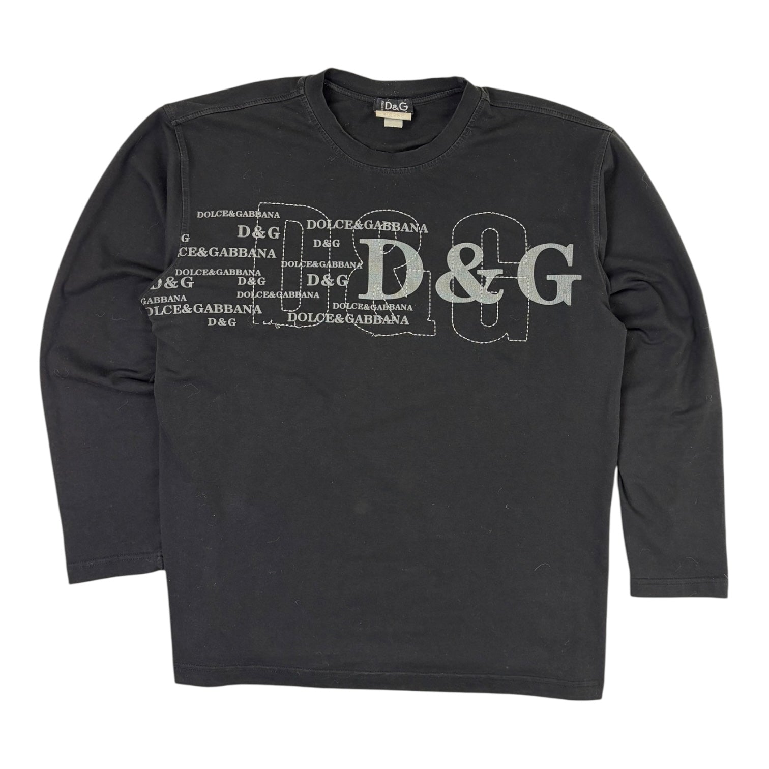 Dolce & Gabanna Multi-logo Longsleeve Black
