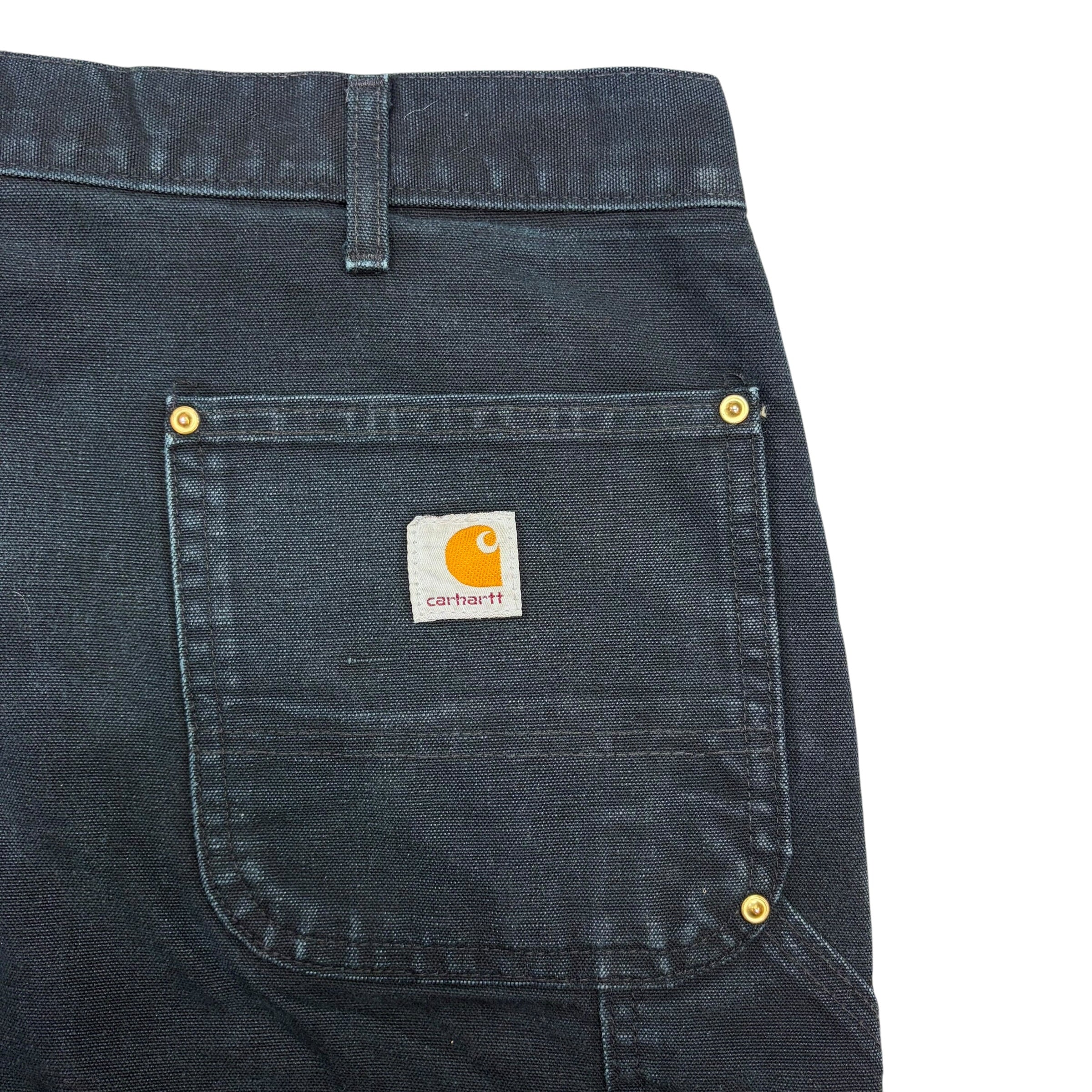Vintage Carhartt Double Knee Pants Black