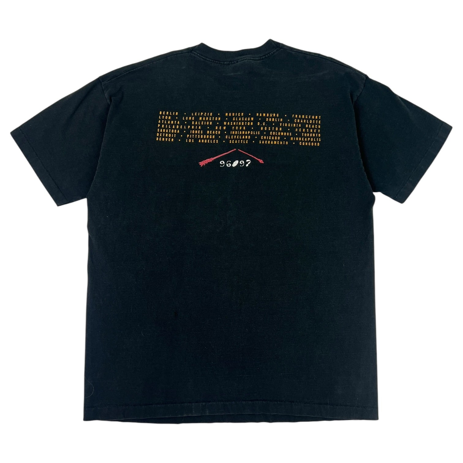 Vintage 1996 Neil Young “ Crazy Horse World Tour” Band T-Shirt Black