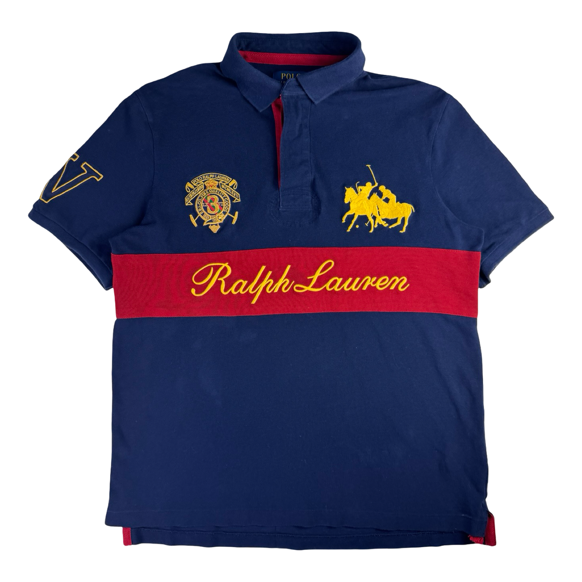 Polo Ralph Lauren Big Pony’s Striped Polo Shirt Navy/Red