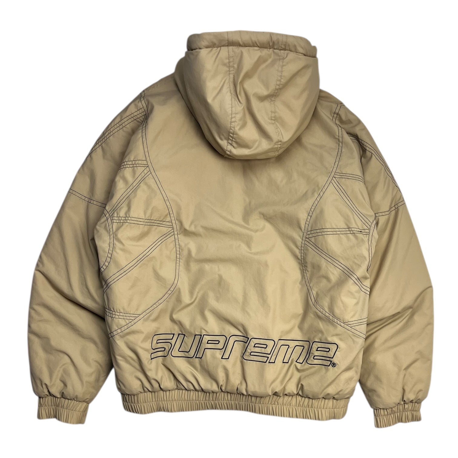 Supreme Zig Zag Stitch Puffy Jacket