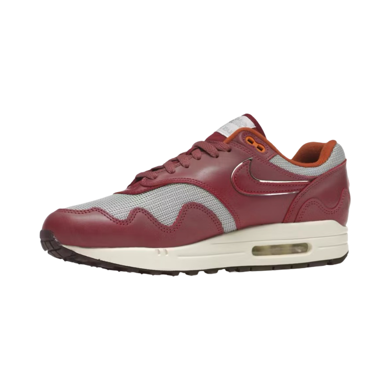 Nike Air Max 1 Patta Waves Rush Maroon With Bracelet