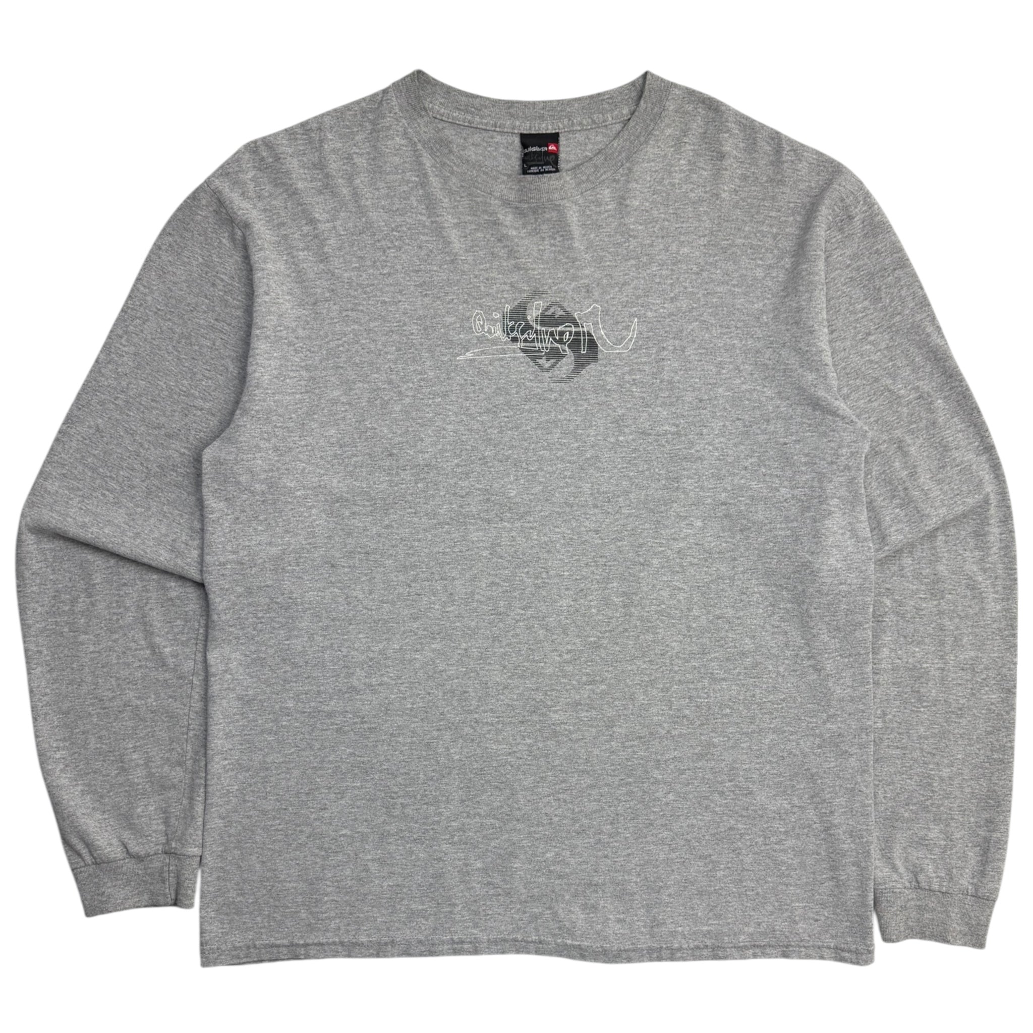 Y2K Quiksilver Center Logo Surf Longsleeve