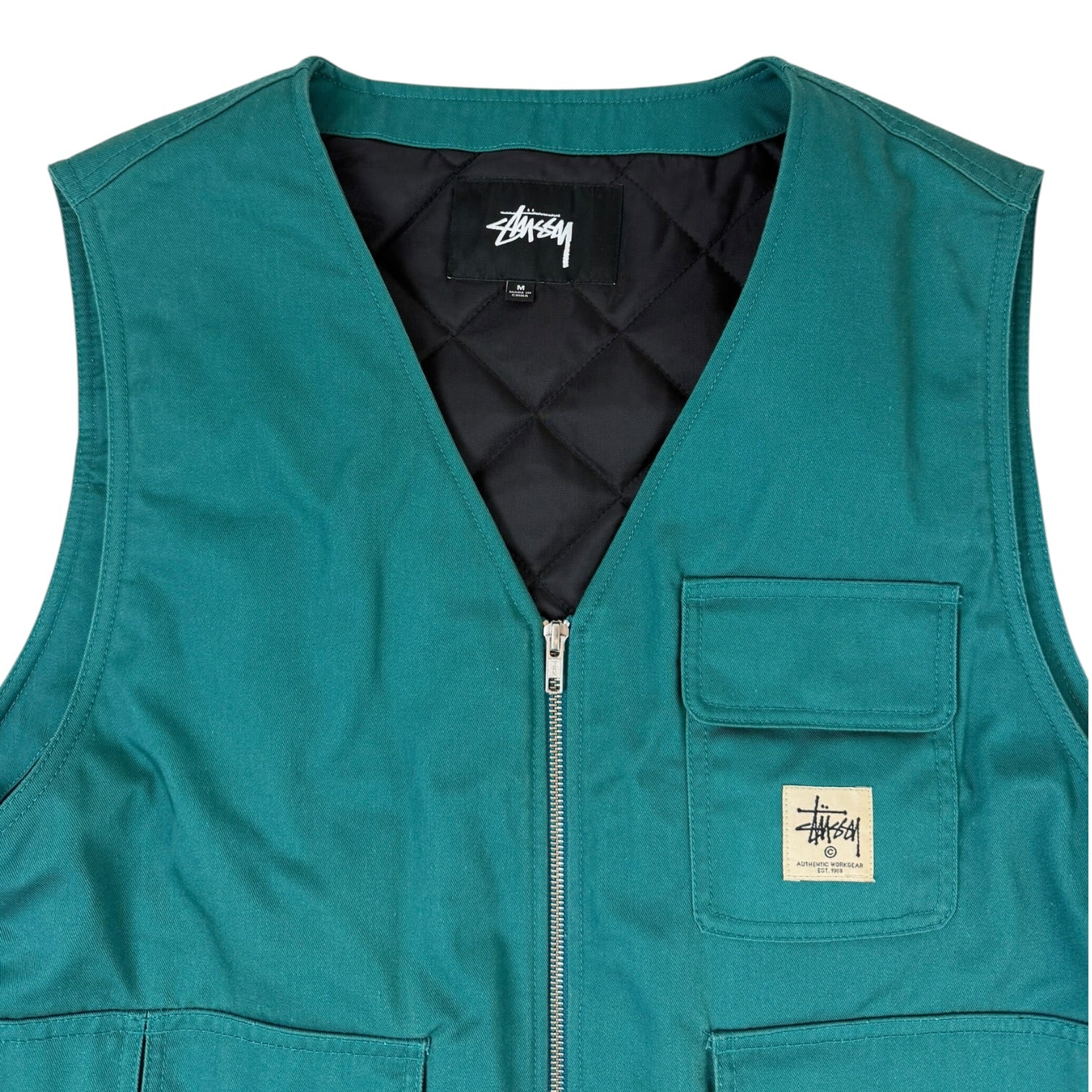 Stussy Insulated Work Vest Teal